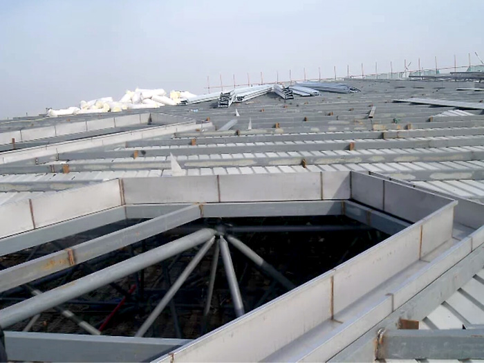 常州安吉县体育馆网架